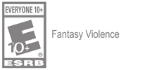 Everyone 10 Descriptor Icon (Web-Gray) - Fantasy Violence